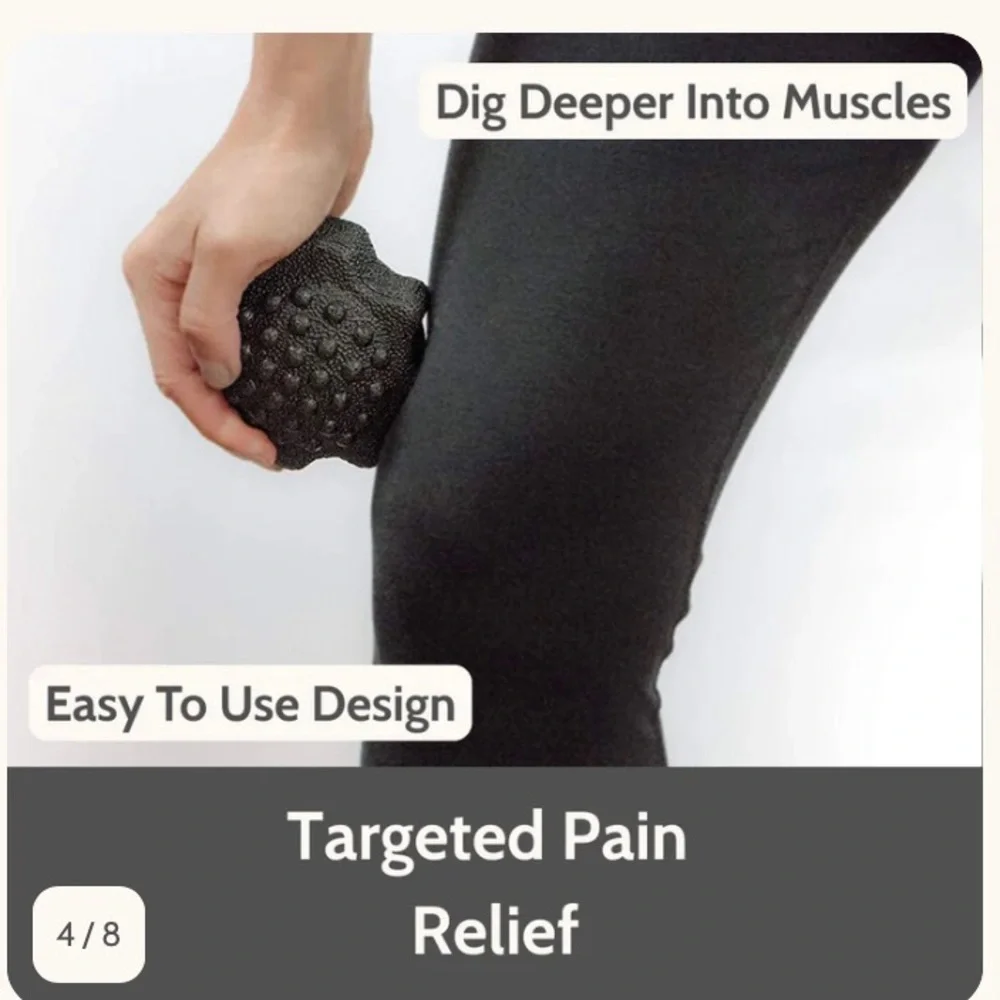 ROLLGA 3-in-1 Activator Deep Tissue Massage Ball (Black) - Picture 7 of 8